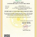 Chứng nhận An Toàn Thực Phẩm