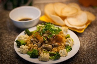 Mỳ chay: Thanh đạm nhưng ngon bất ngờ