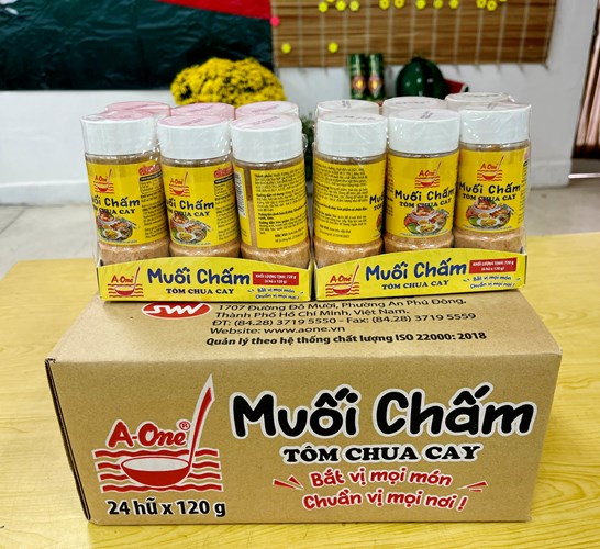 Muối chấm tôm chua cay 120g